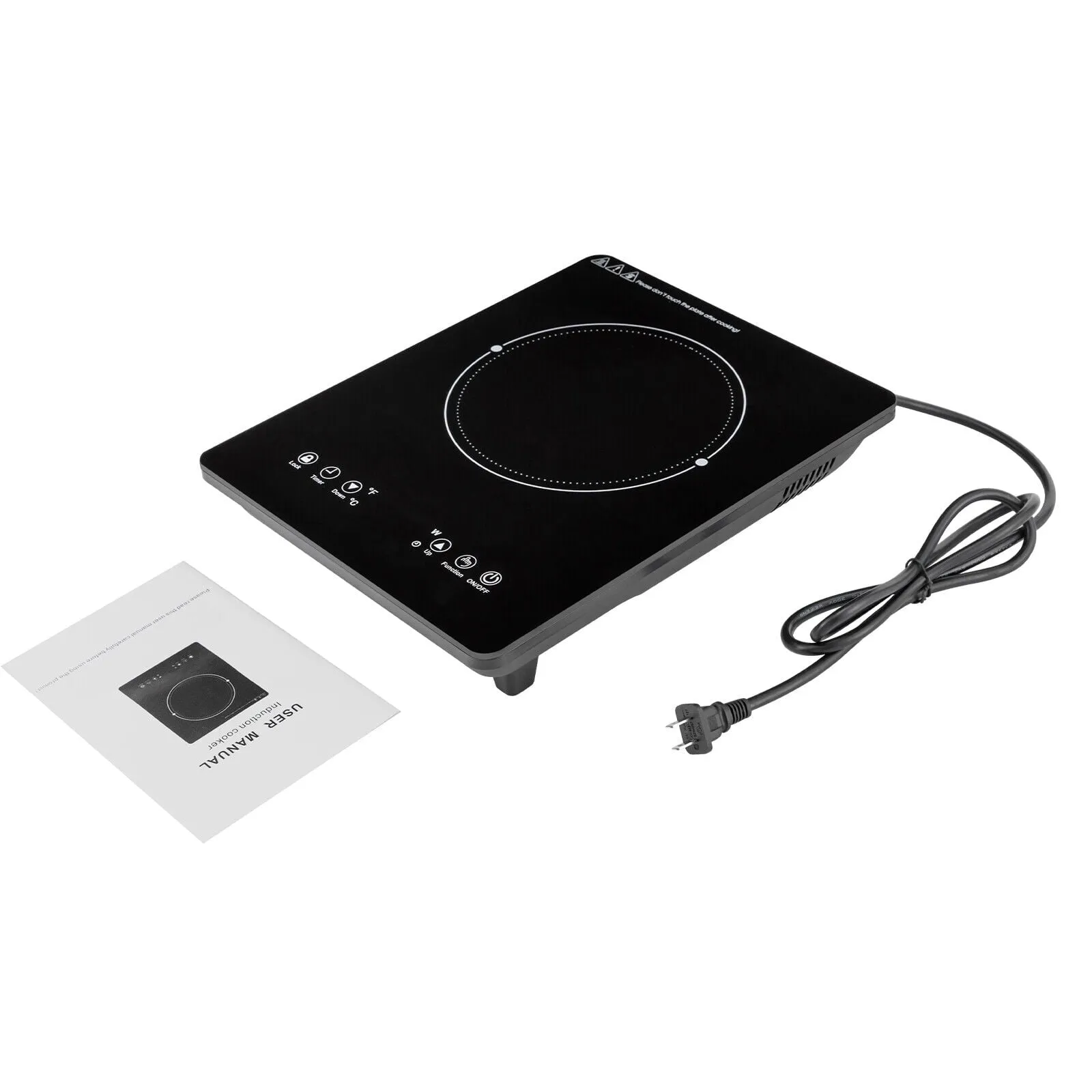 1800W Portable Electric Induction Cooktop Stove Hotplate Cooker Durable Kitchen