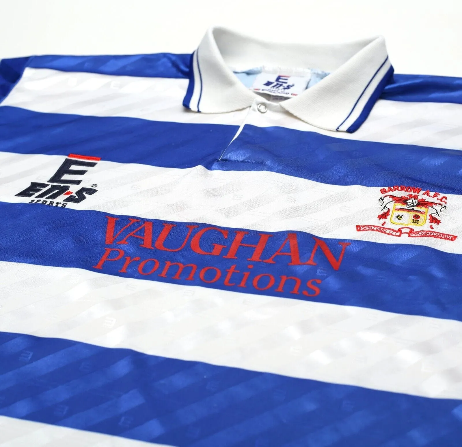 1996/97 BARROW FC Vintage EN-SPORTS Home Football Shirt (M)