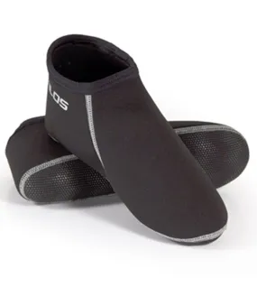 3mm Tilos Short Neoprene Pull on Socks with Traction Sole for All Water Sports