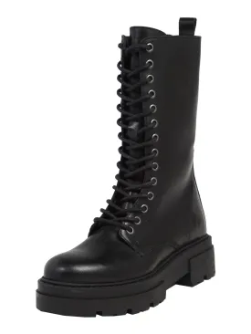 About You Lavinia lace-up boots, black