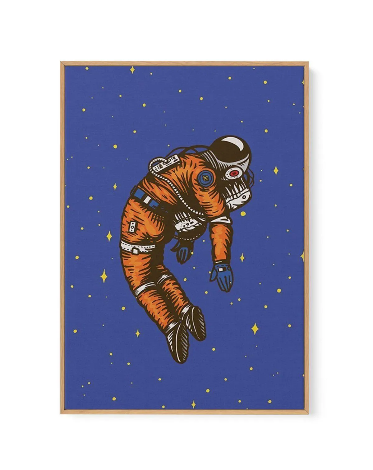 Among the Stars | Framed Canvas Art Print