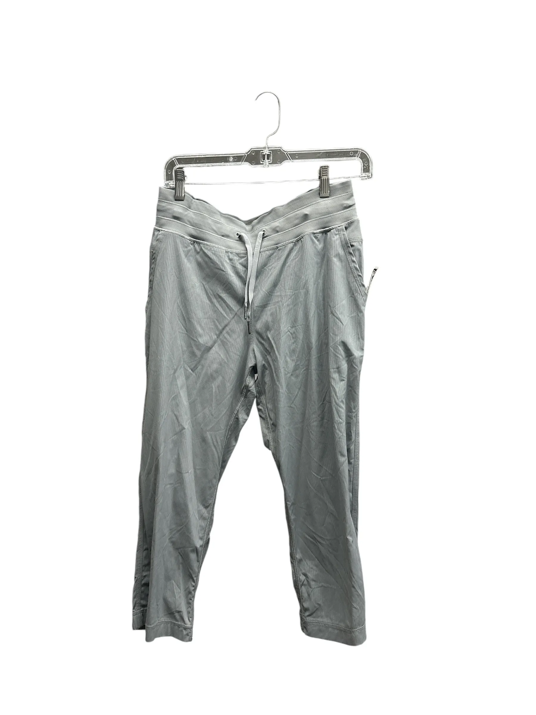 Athletic Capris By Lululemon In Grey, Size: 8