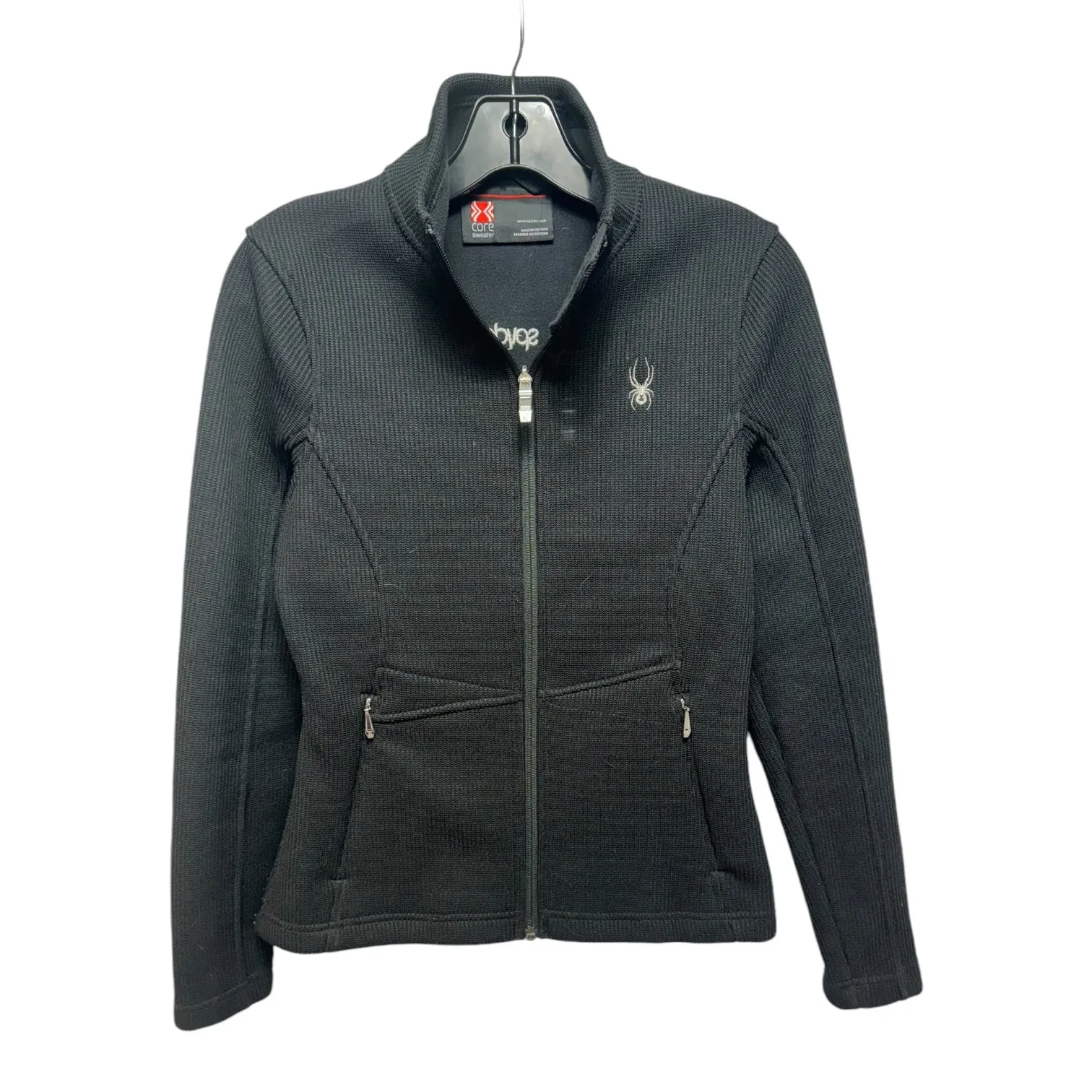 Athletic Jacket By Spyder In Black, Size: S