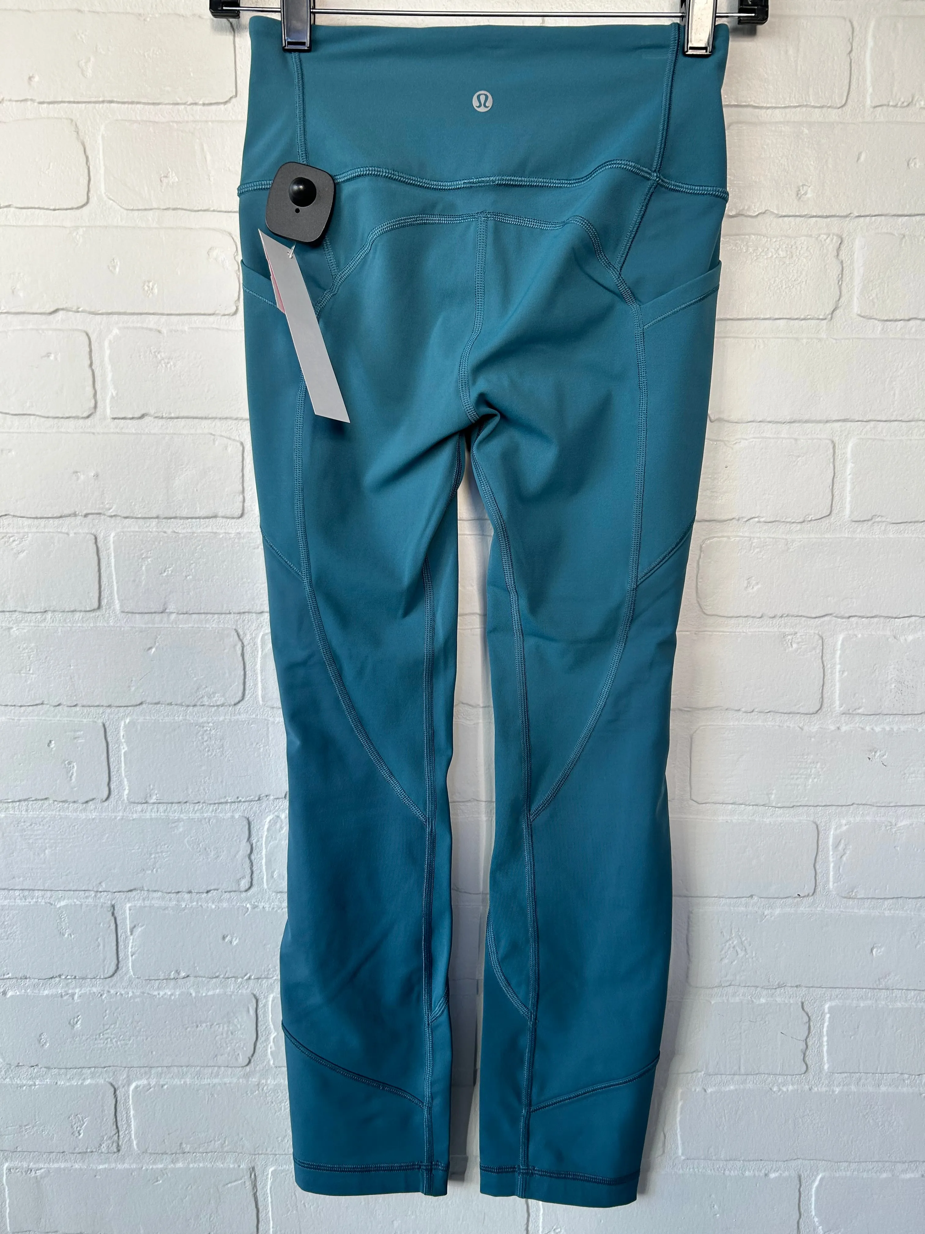 Athletic Leggings By Lululemon In Blue, Size: 4