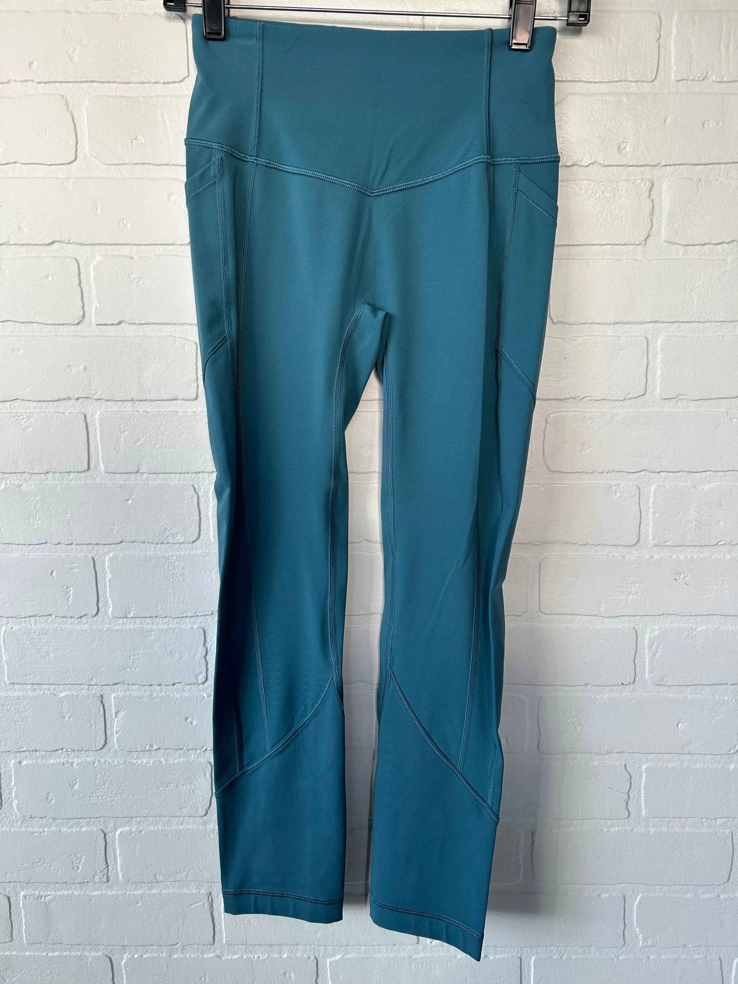 Athletic Leggings By Lululemon In Blue, Size: 4