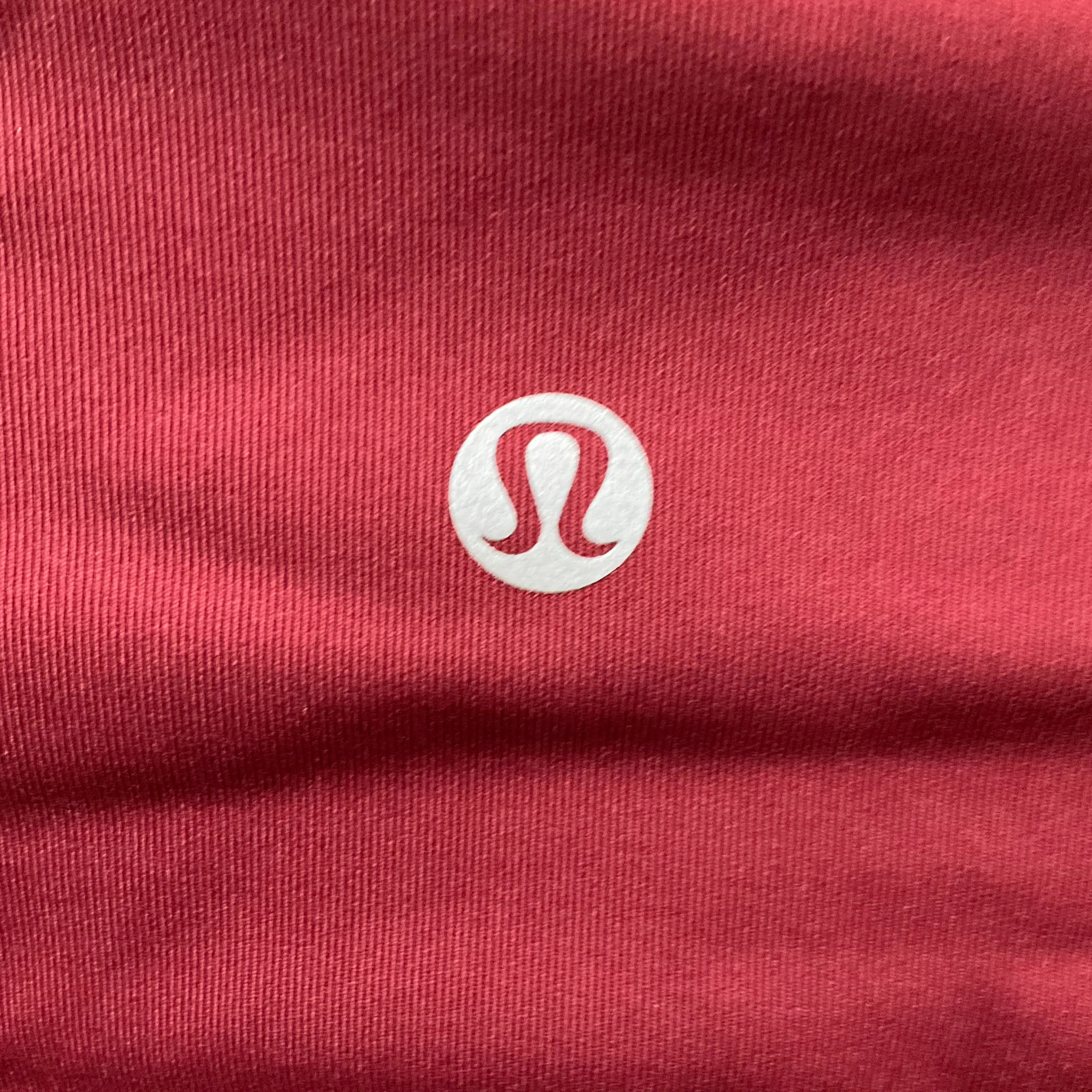 Athletic Leggings By Lululemon In Red, Size: 6