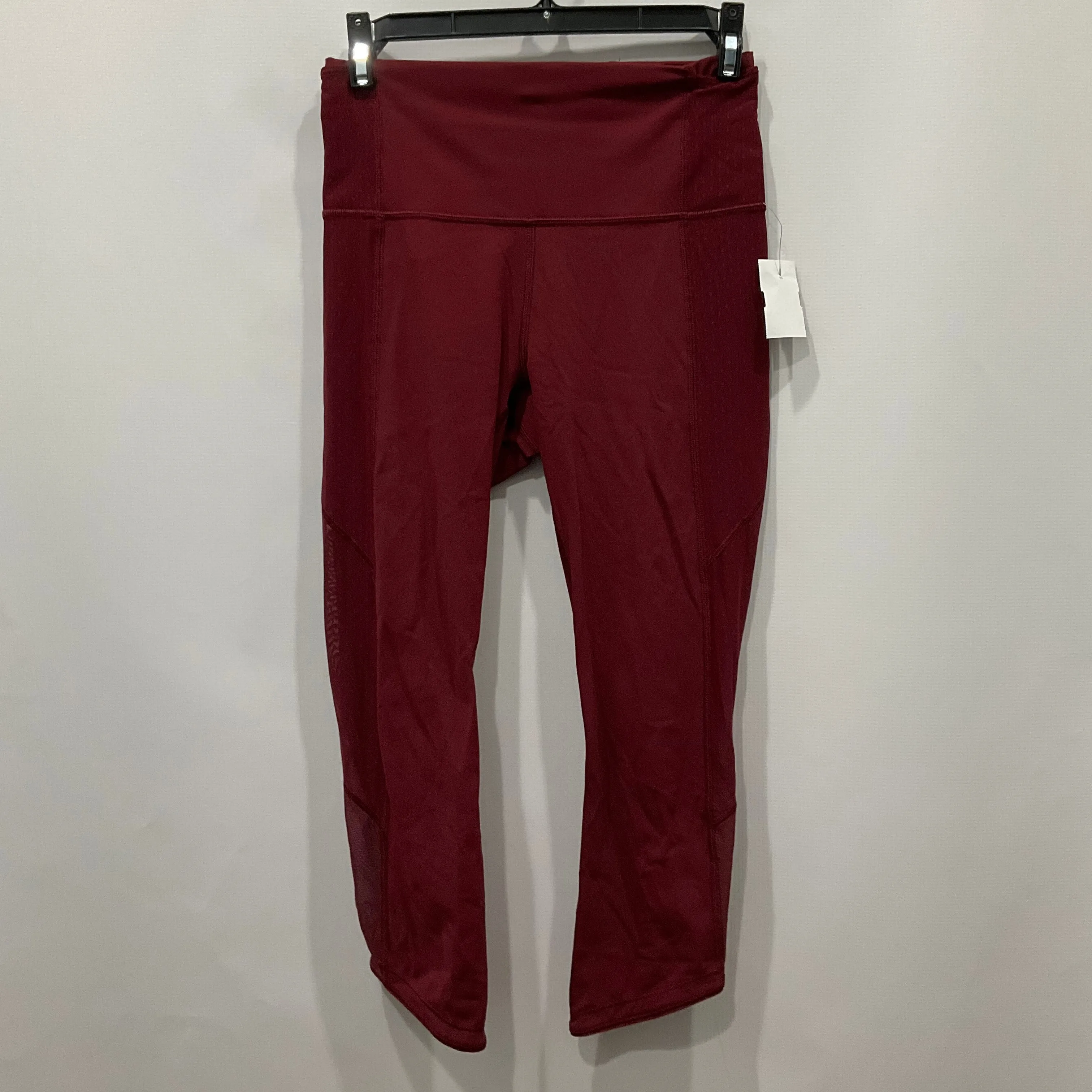 Athletic Leggings By Lululemon In Red, Size: 6