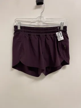 Athletic Shorts By Lululemon In Purple, Size: 6