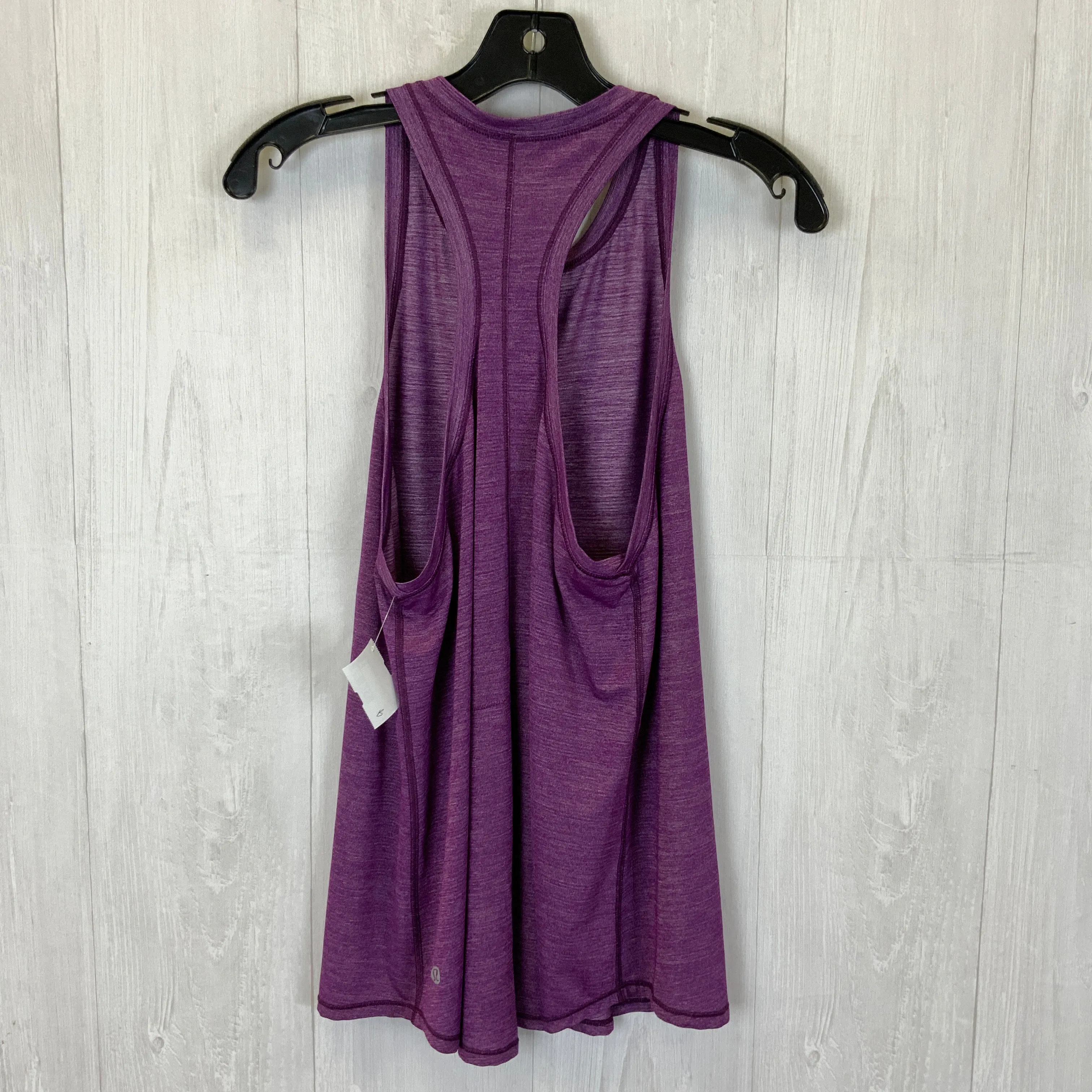 Athletic Tank Top By Lululemon In Purple, Size: 6