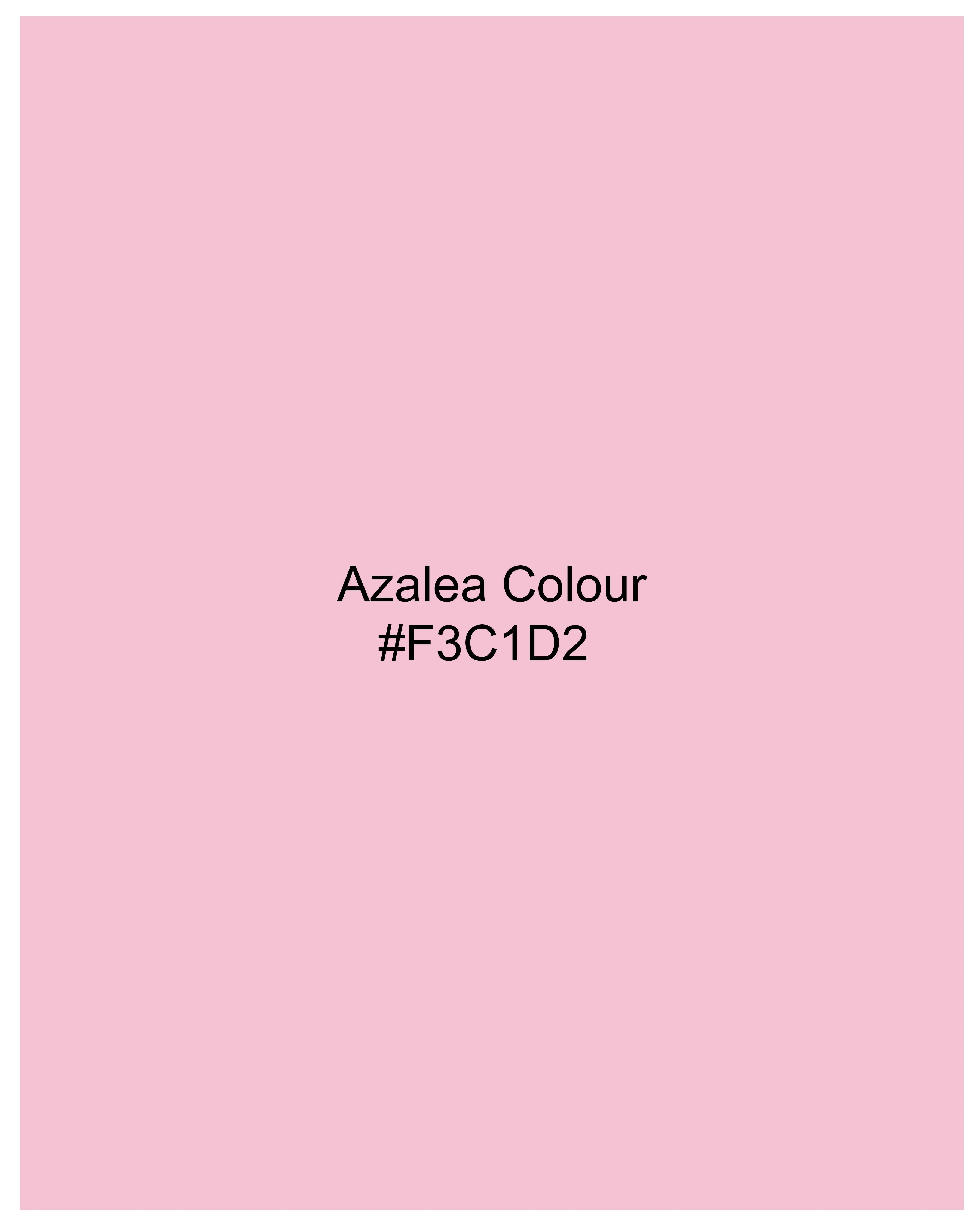 Azalea Pink Subtle Sheen Super Soft Premium Cotton Shirt