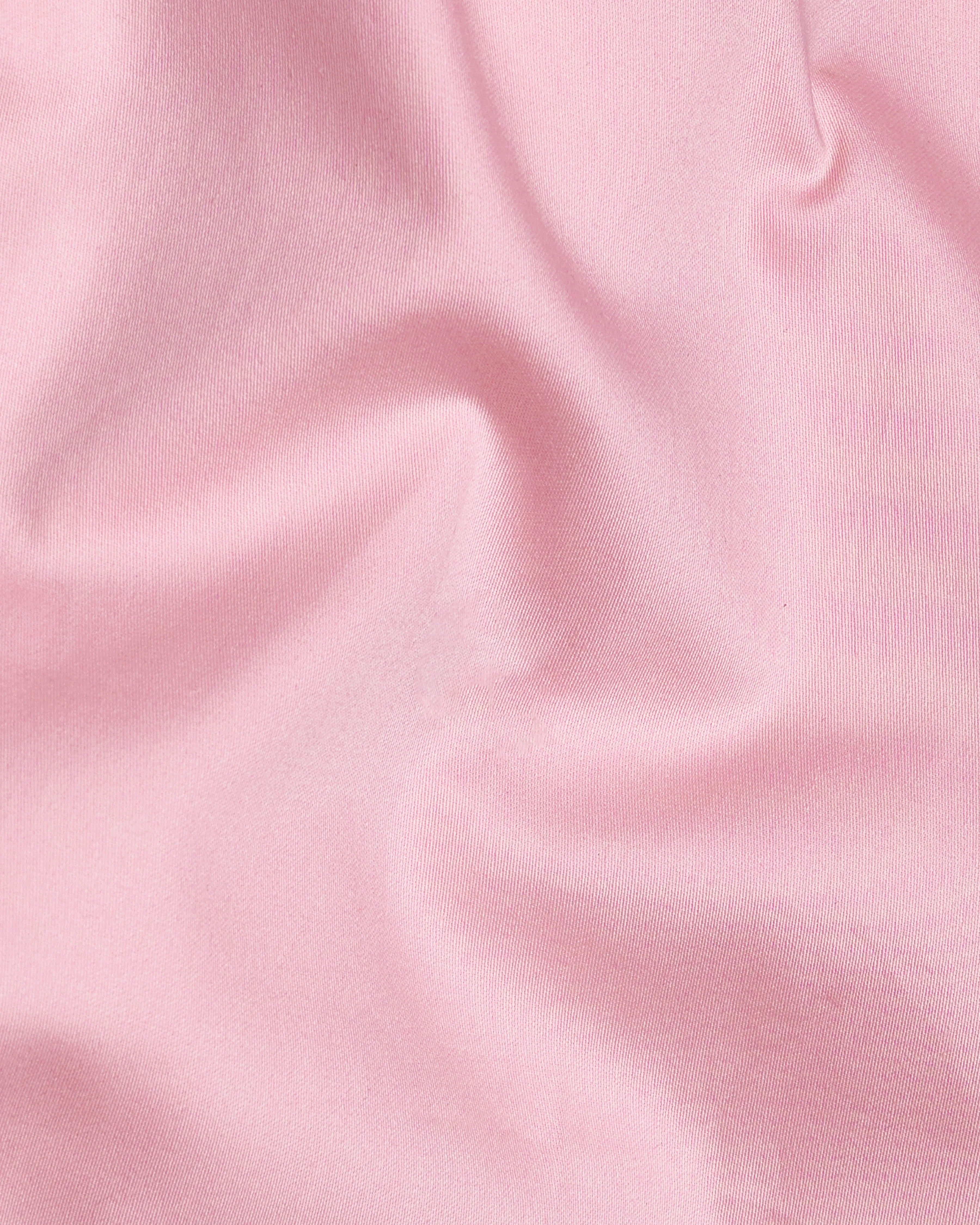 Azalea Pink Subtle Sheen Super Soft Premium Cotton Shirt