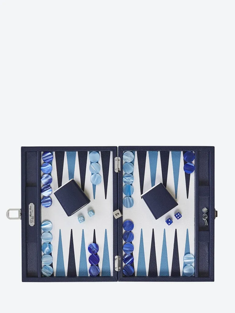 Backgammon creation buffle bleu