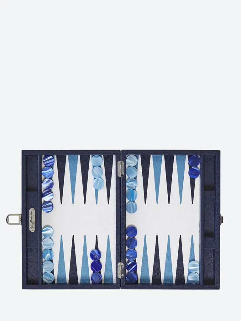 Backgammon creation buffle bleu