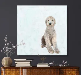 Best Friend - All Legs Labradoodle Canvas Wall Art