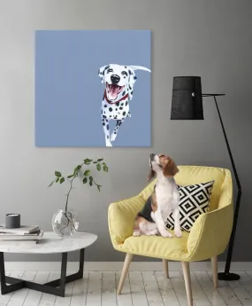 Best Friend - Dalmatian Canvas Wall Art