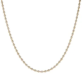 BEZEL SET DIAMOND NECKLACE