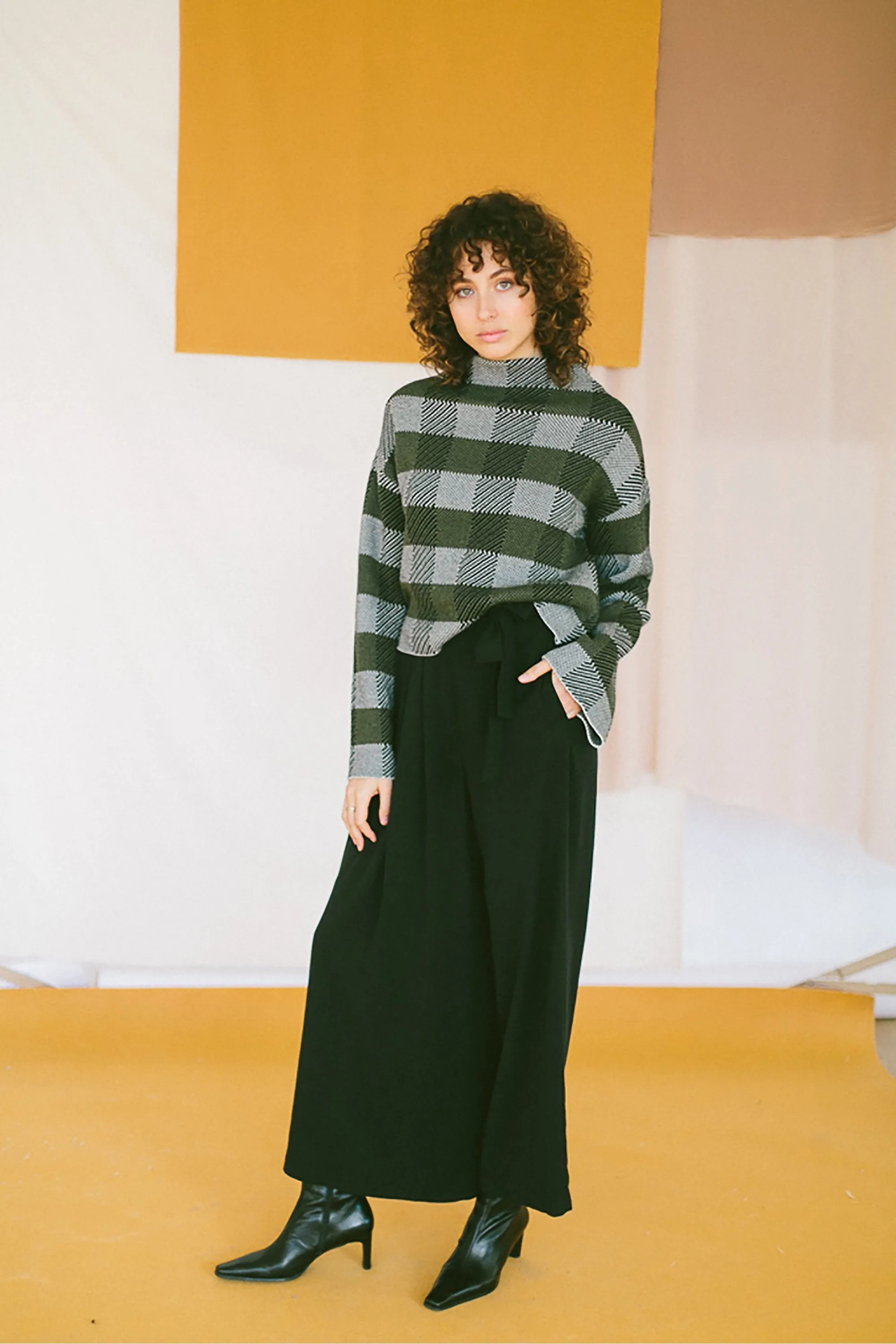 black trousers <br> by Cossac