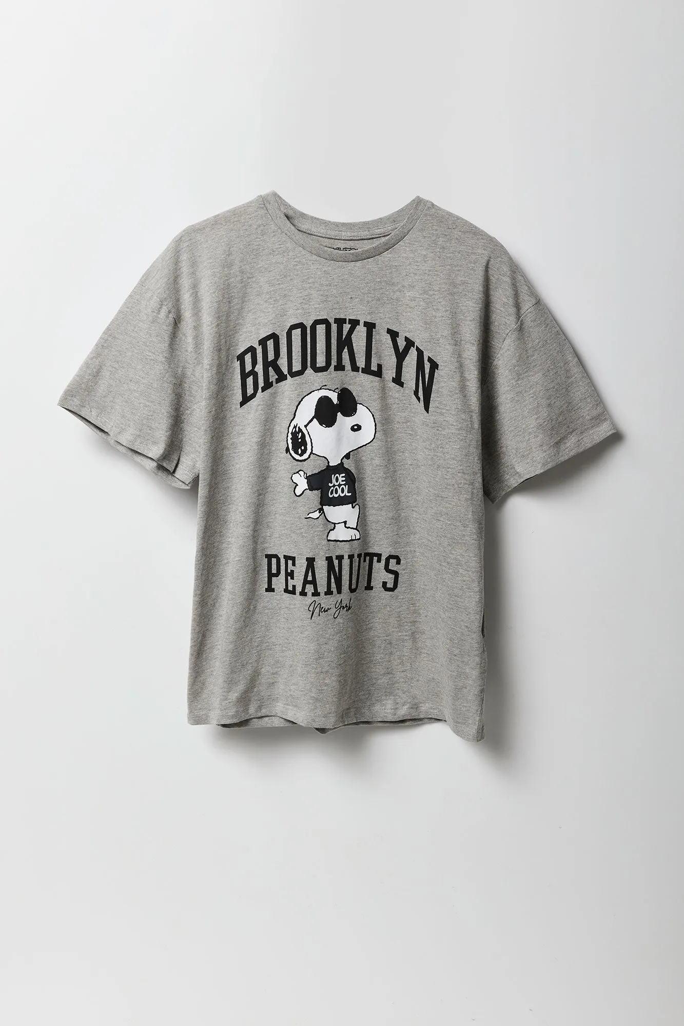 Brooklyn Peanuts Graphic Boyfriend T-Shirt