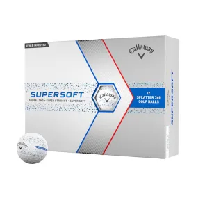 Callaway SuperSoft Golf Balls '23 Splatter Blue