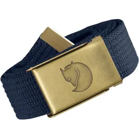 Canvas Brass Belt - 4 cm