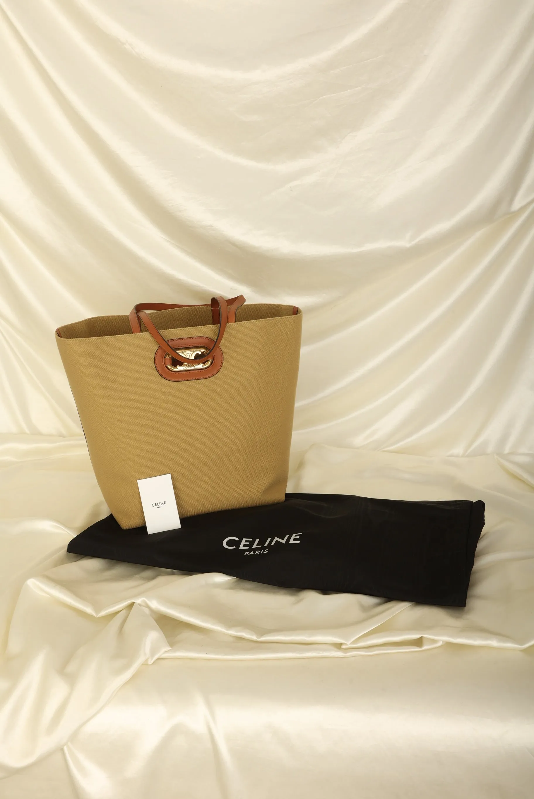 Celine Triomphe Canvas Tote