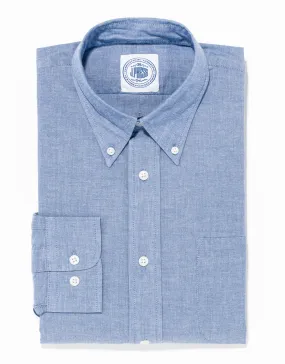 CHAMBRAY LONG SLEEVE SHIRT - BLUE