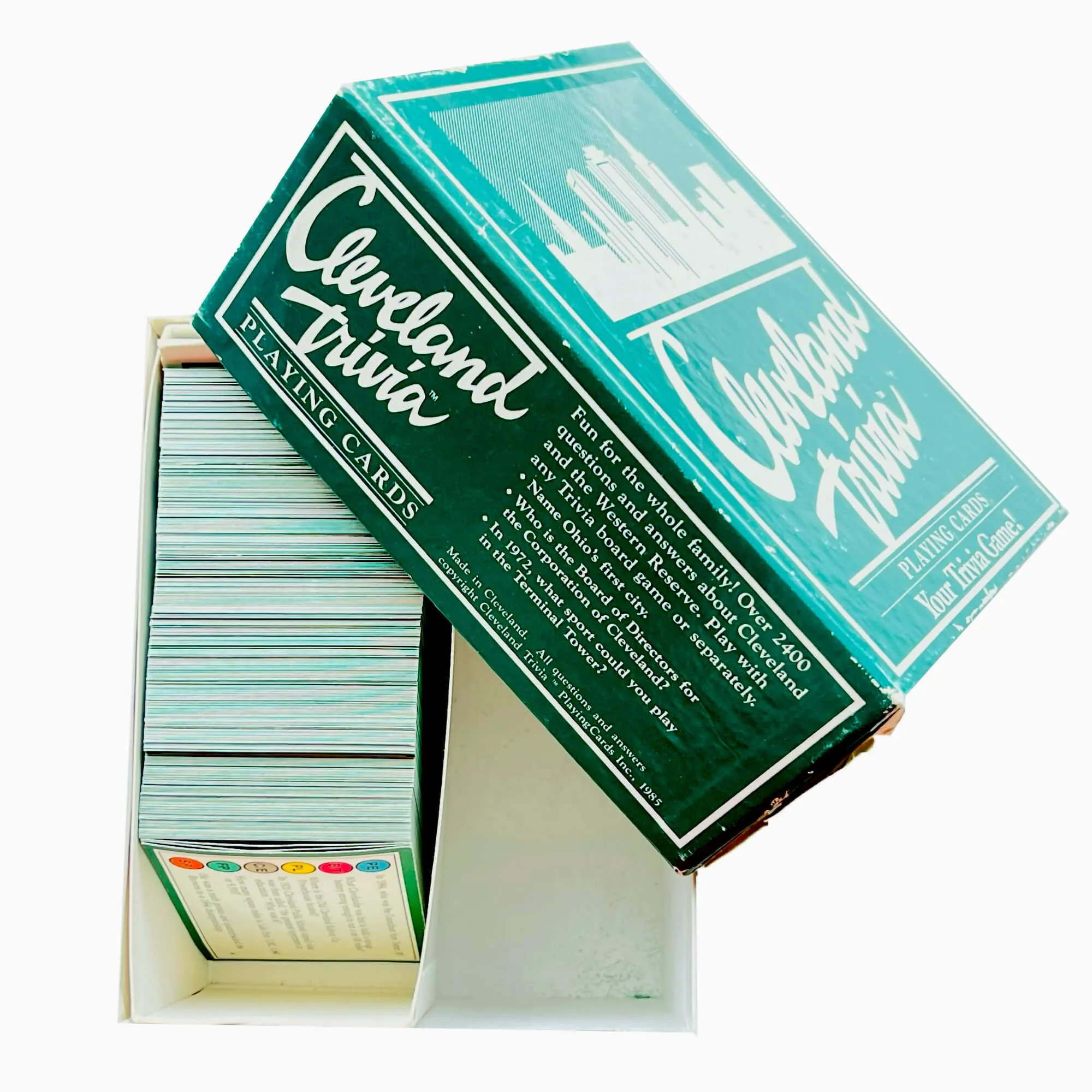 Cleveland, Ohio Trivia Card Game, Vintage