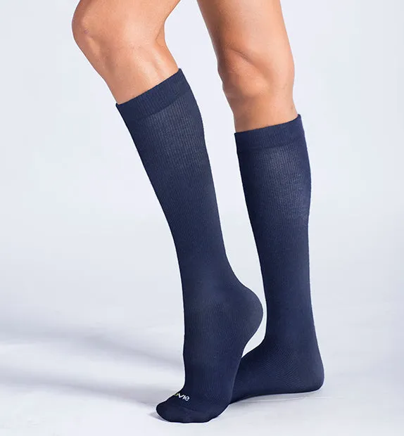 Cotton Everyday Compression Socks (15-20mmHg) - Feedstripes - 6 Pack