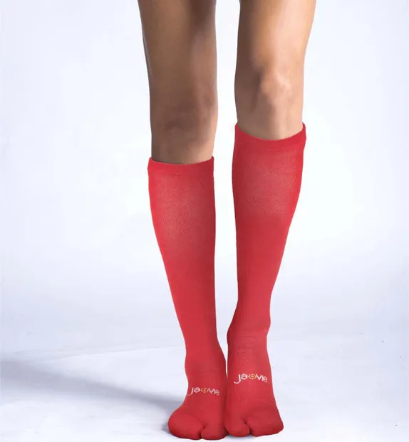 Cotton Everyday Split Toe Socks (15-20mmHg) - Solids