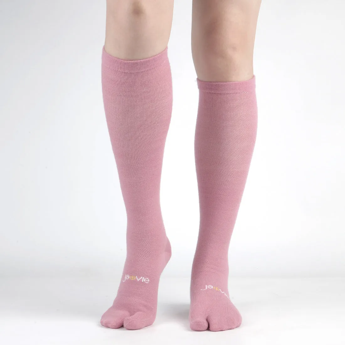 Cotton Everyday Split Toe Socks (15-20mmHg) - Solids