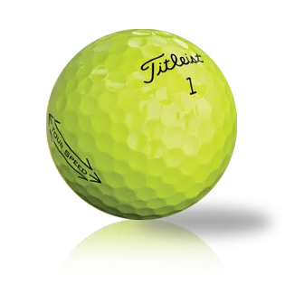 Custom Titleist Tour Speed Yellow