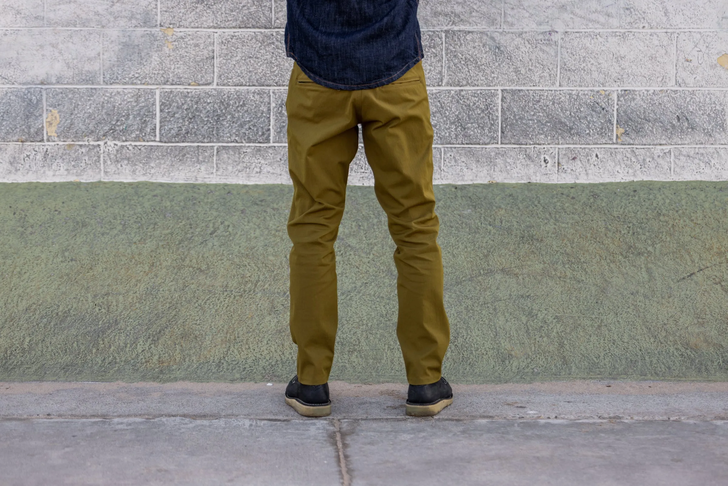 durable cotton REGULAR TROUSERS