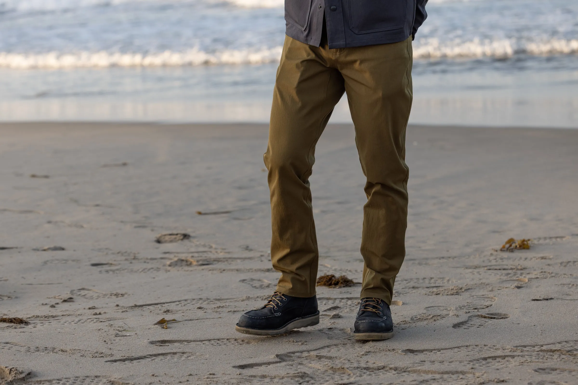 durable cotton REGULAR TROUSERS