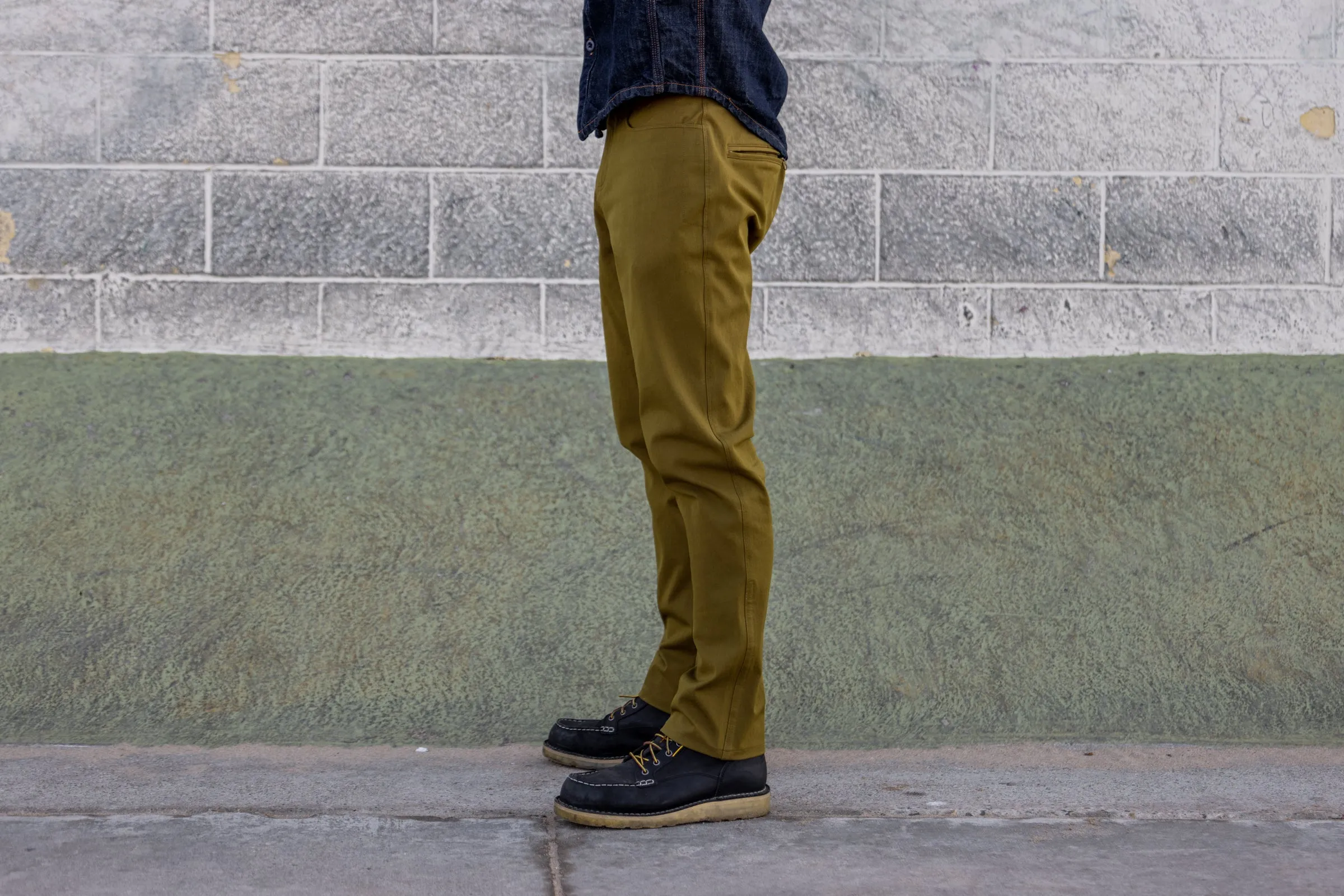 durable cotton REGULAR TROUSERS