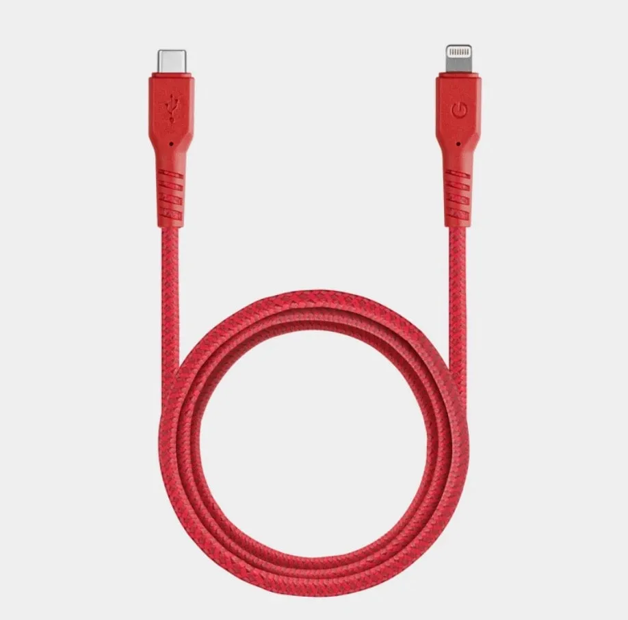 Energea FibraTough Cable<br>1.5m USB-C to Lightning<BR>USB 2.0