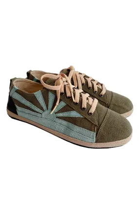 FREE TIBET Mens Shoe - Olive Green