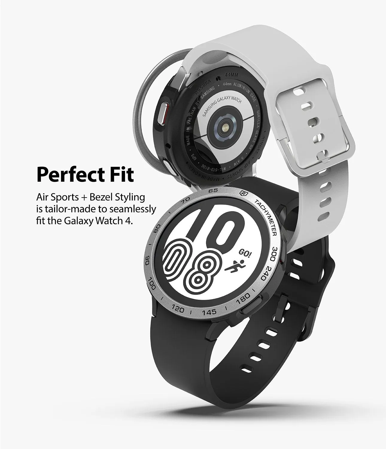 Galaxy Watch 4 44mm | Air Sports Black   Bezel Styling