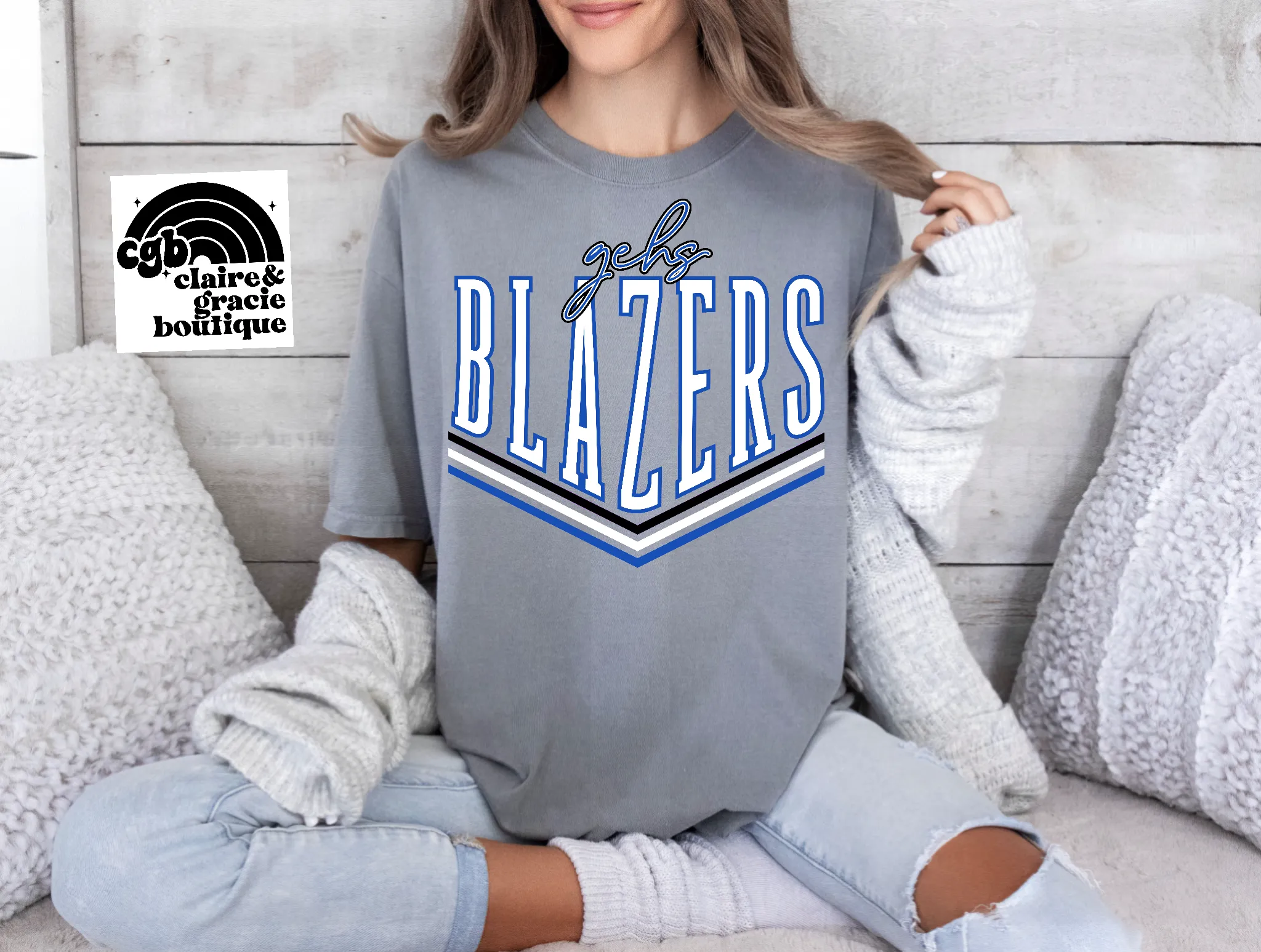 GEHS Blazers Vintage Tee |