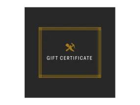 Gift Certificate - Online