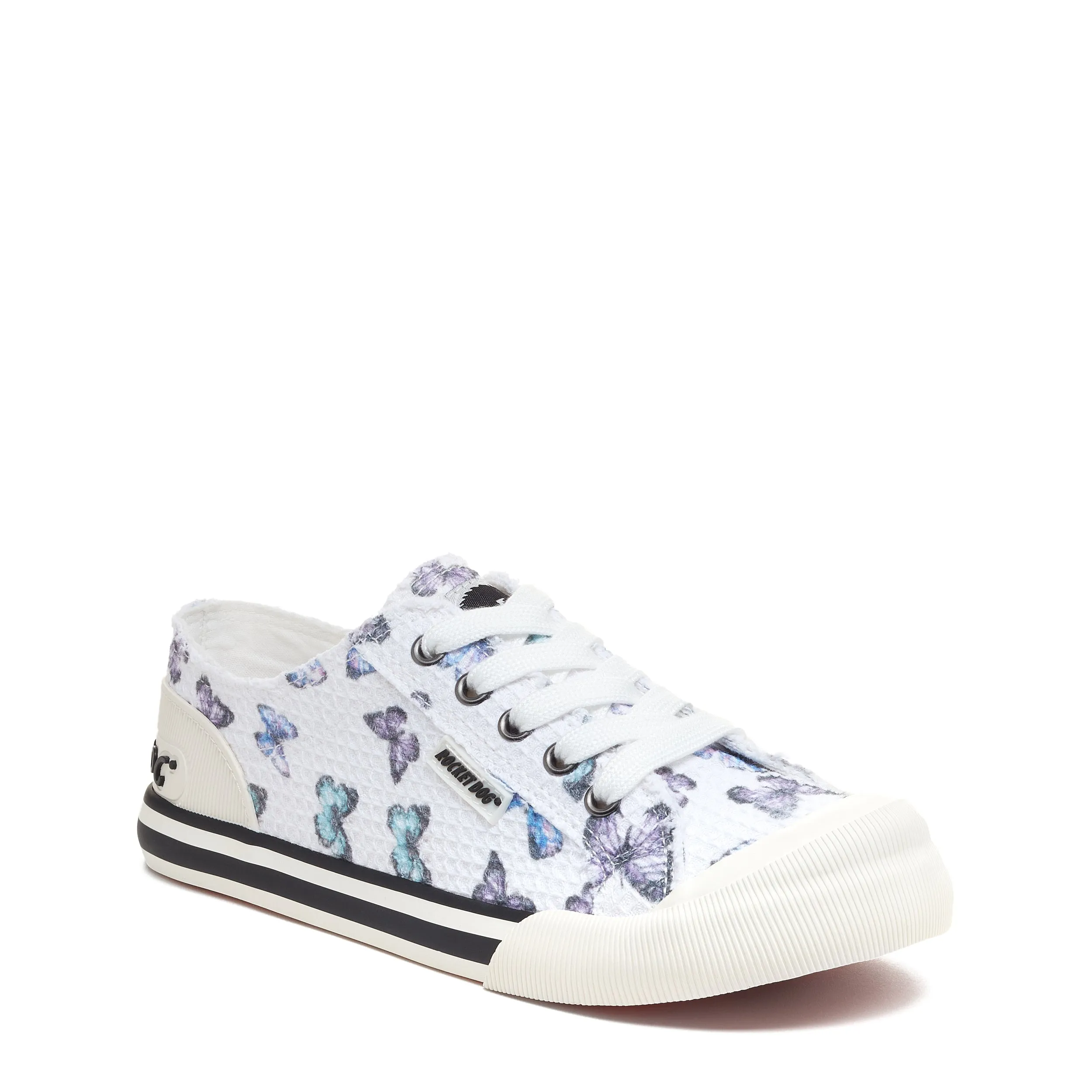 Jazzin Butterfly White Trainers