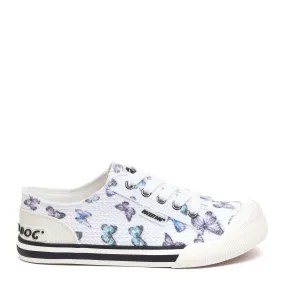 Jazzin Butterfly White Trainers