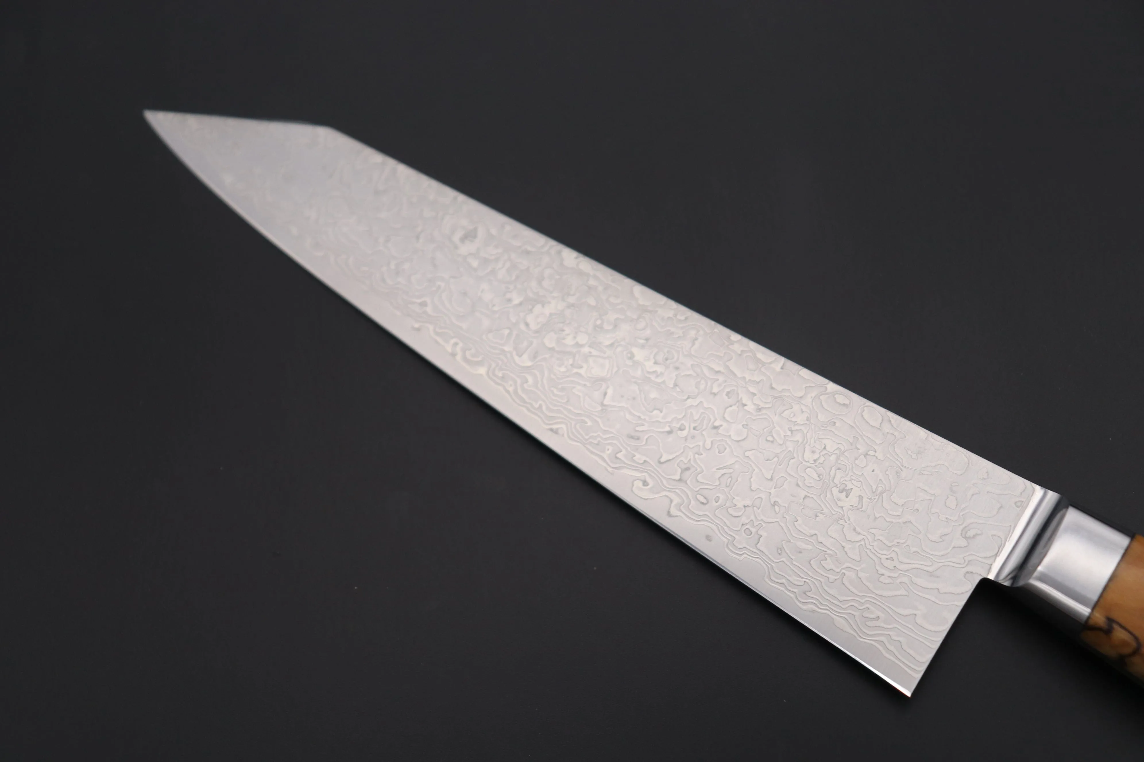 JCK Original Kagayaki Grand Canyon R-2 White & Silver Damascus Series GCYU-32 Kiritsuke Gyuto 200mm (7.8 Inch)