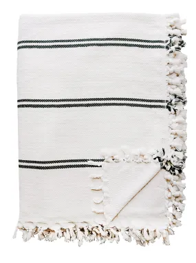 Kate Turkish Throw Blanket - Two Stripe