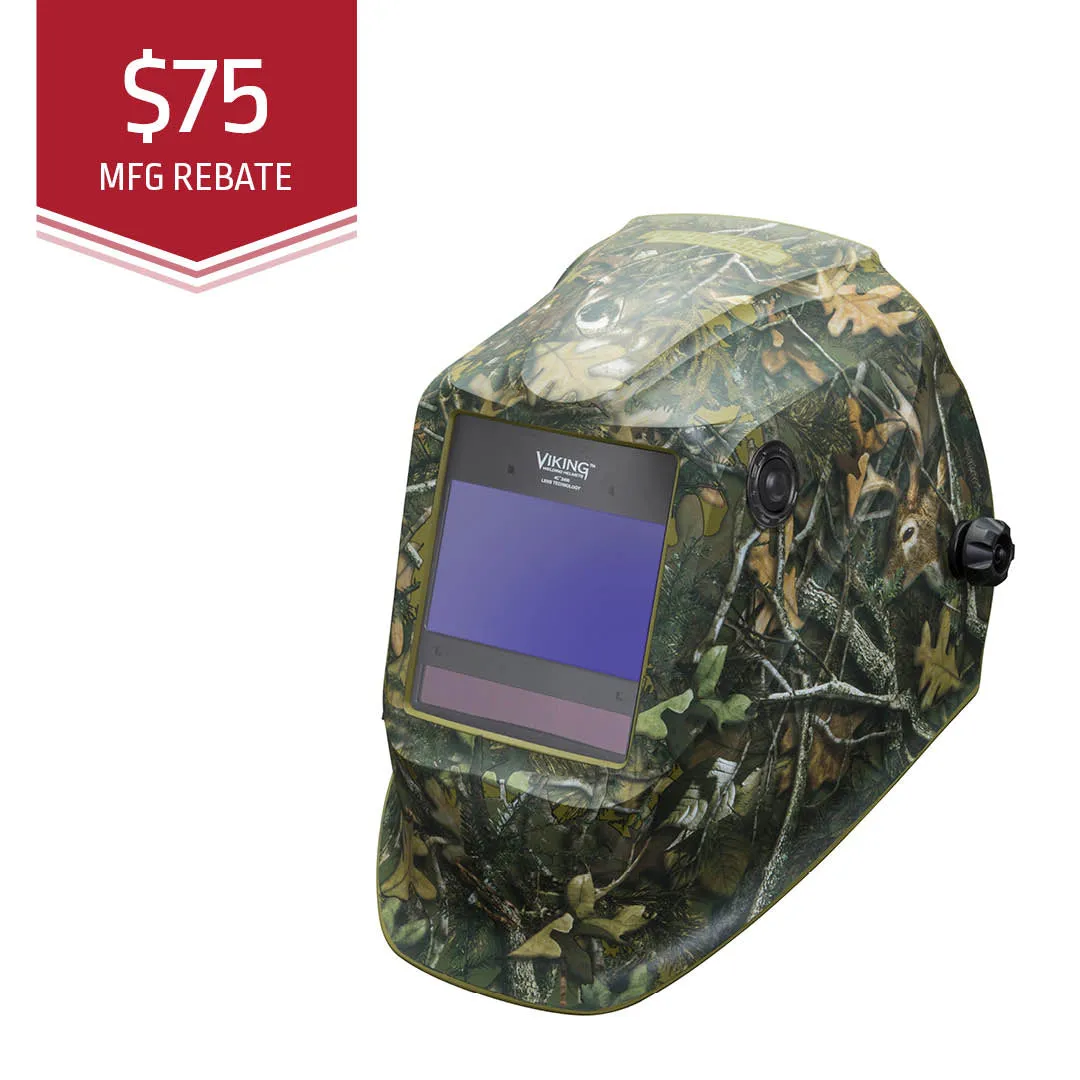 Lincoln Viking 2450 White Tail Camo Welding Helmet (K4411-4)