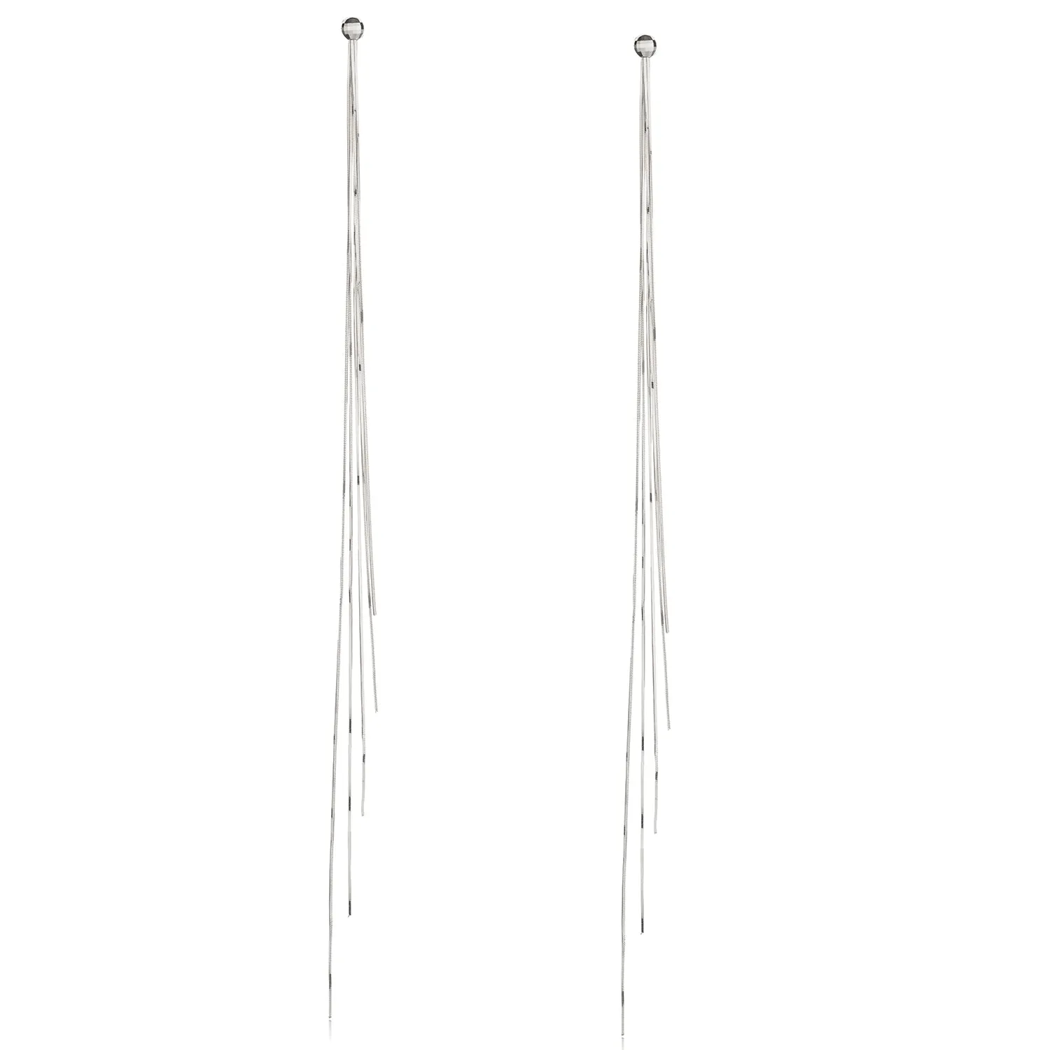 LONG FRINGE EARRINGS