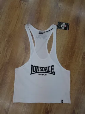 LONSDALE Y-back Muscle Fit Gym Tank Top Vest/Singlet