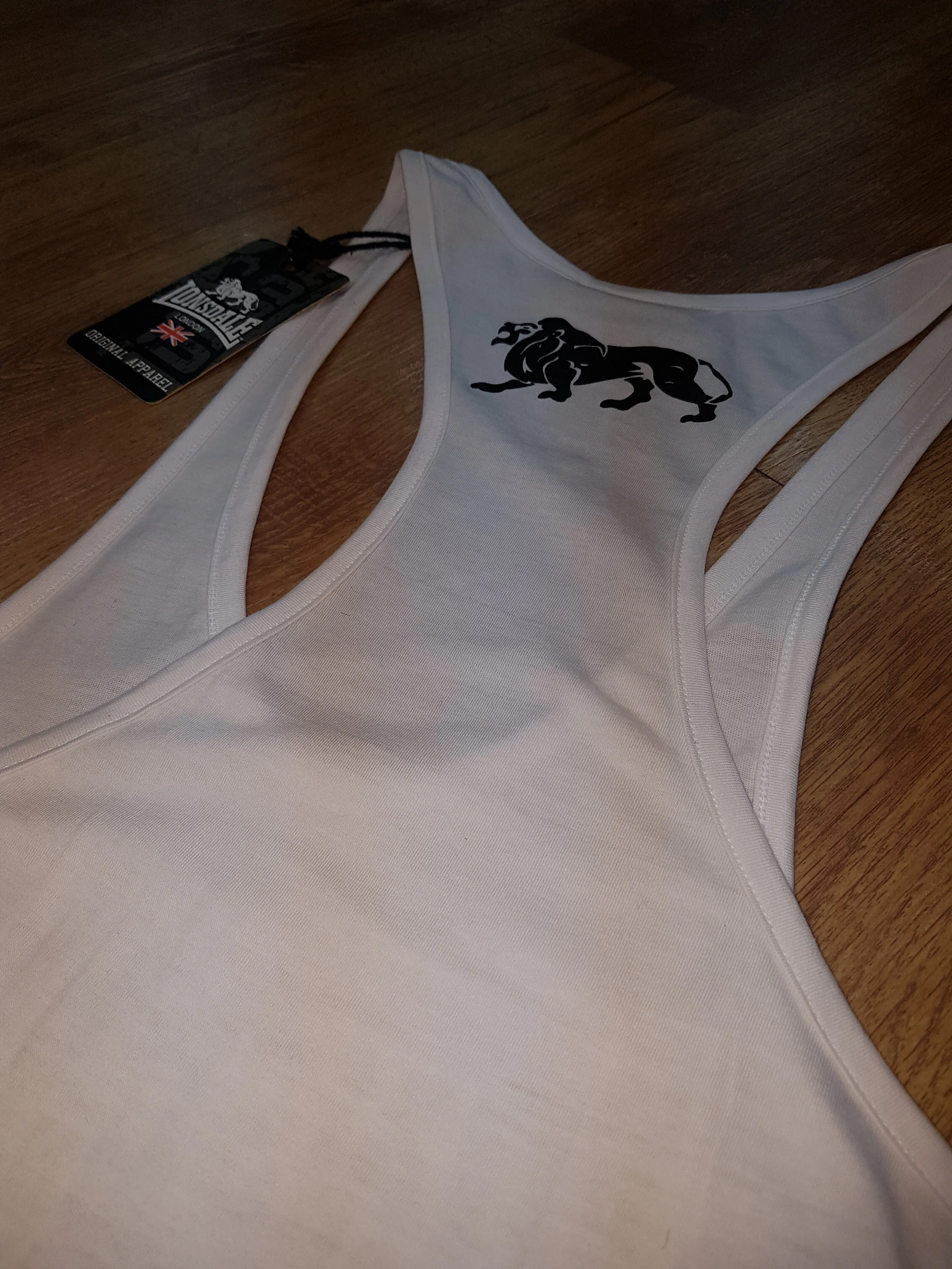 LONSDALE Y-back Muscle Fit Gym Tank Top Vest/Singlet