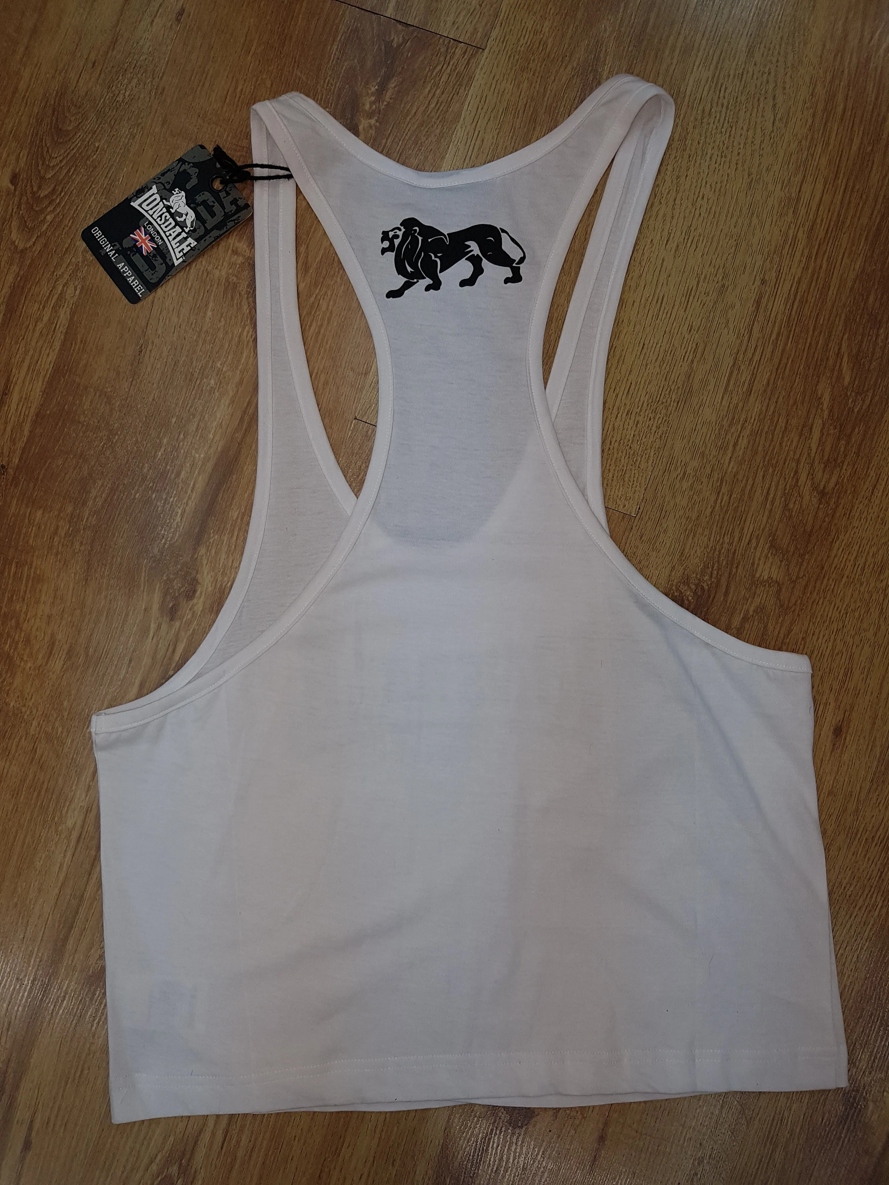 LONSDALE Y-back Muscle Fit Gym Tank Top Vest/Singlet