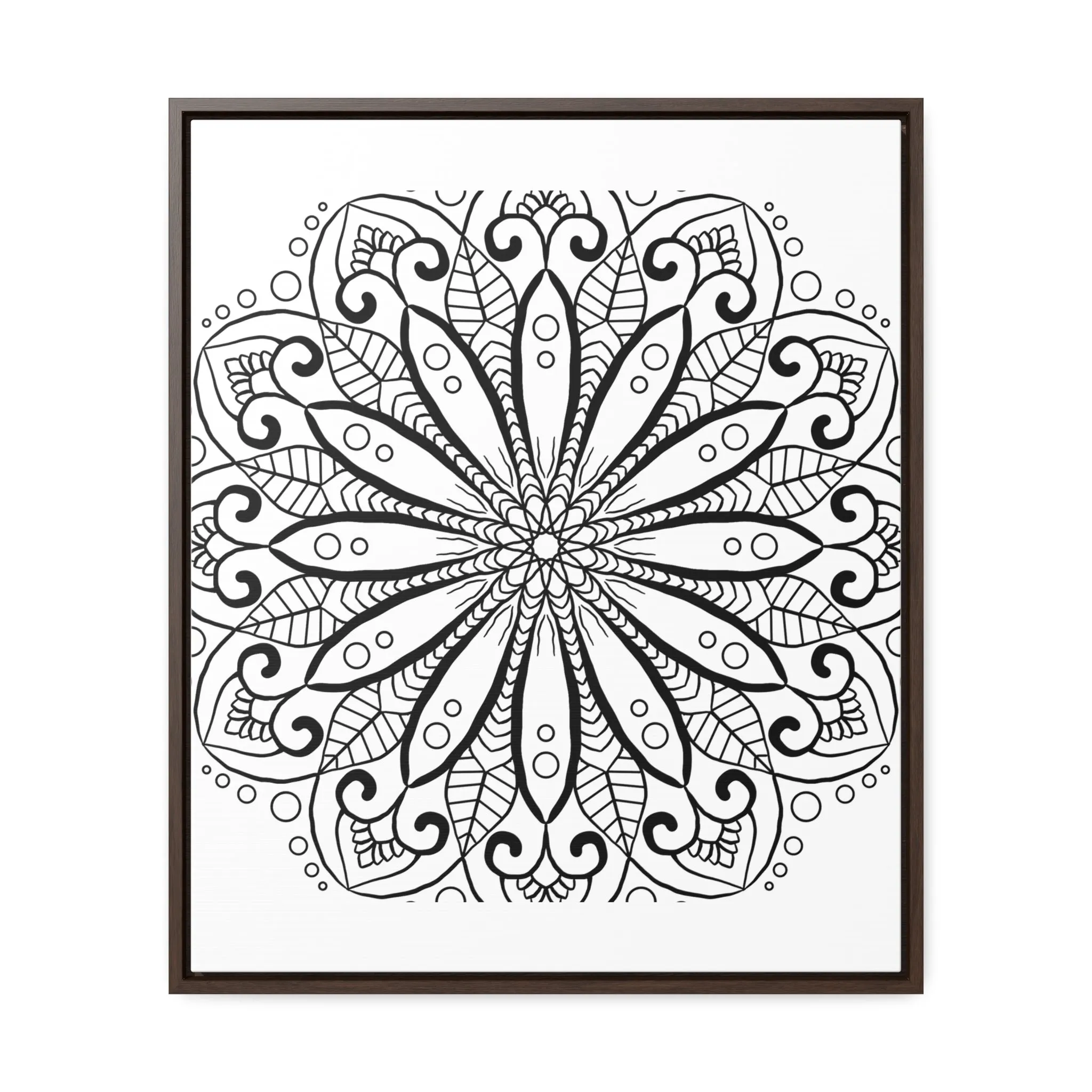 Mandala Art Design - Gallery Canvas Wraps