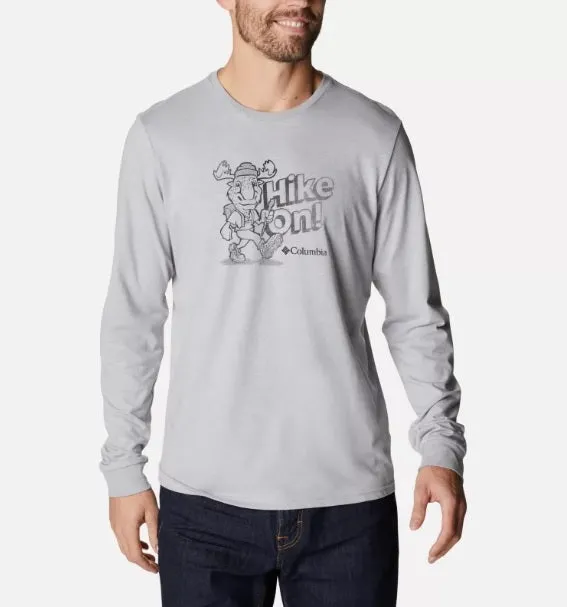 MEN'S APRES LIFESTYLE GRAPHIC SHIRT - GREY HEATHER